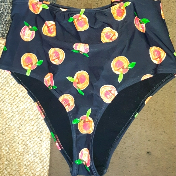 NWT*XL* EIDON gorgeous Peach Print High waist Surf Monokini* - Picture 11 of 15